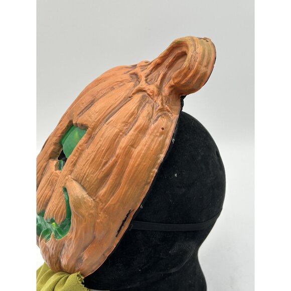 Evil Eyes & Mouth Light Up Pumpkin Horror Mask Halloween Costume Face Mask - Picture 7 of 11